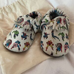 Freshly Picked Marvel Moccasins Baby